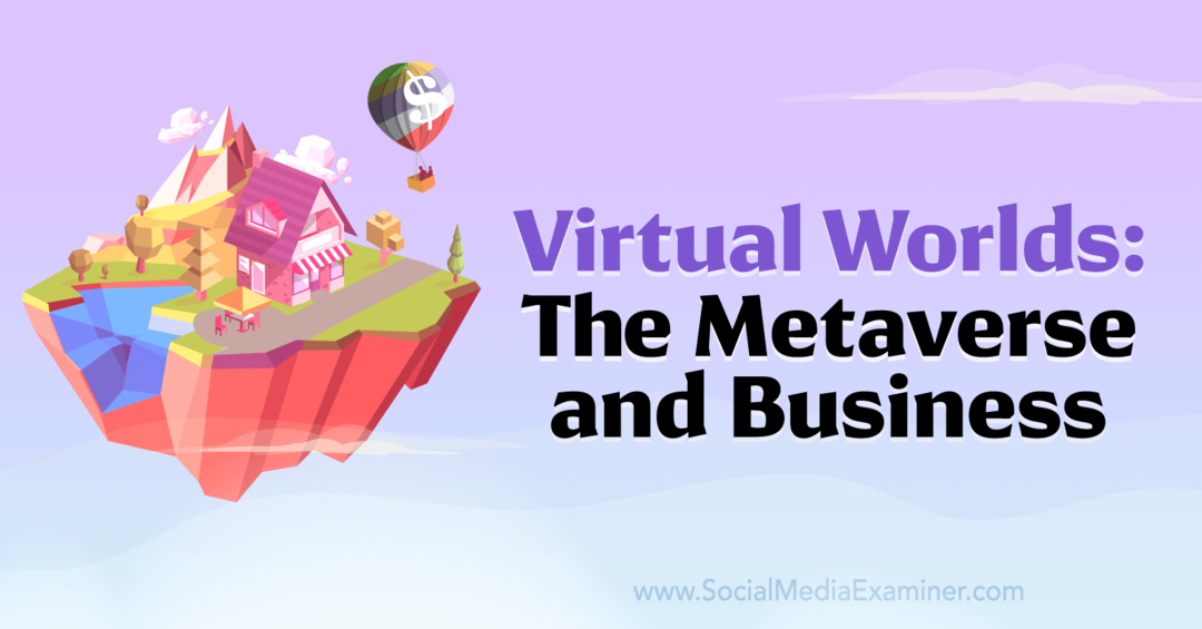 עולמות וירטואליים: בוחן Metaverse והמדיה העסקית-חברתית