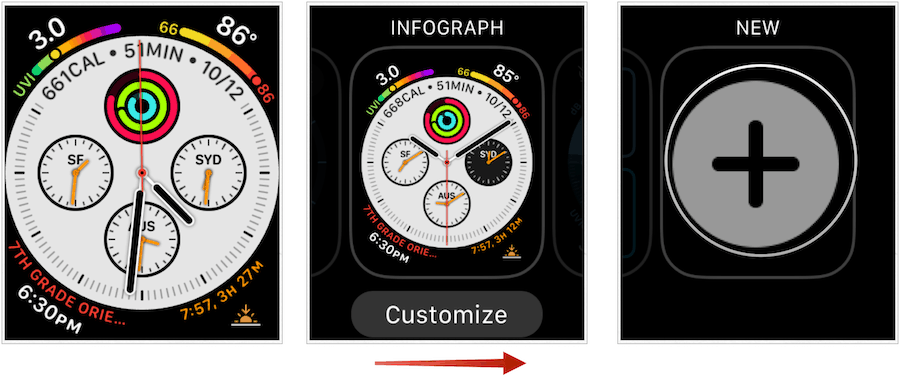 שינוי הפנים של Apple Watch