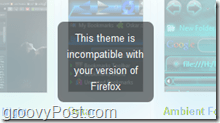 תוספות בטא של Firefox לא תואמות