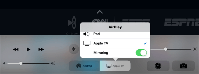 AirPlay ל- Apple TV