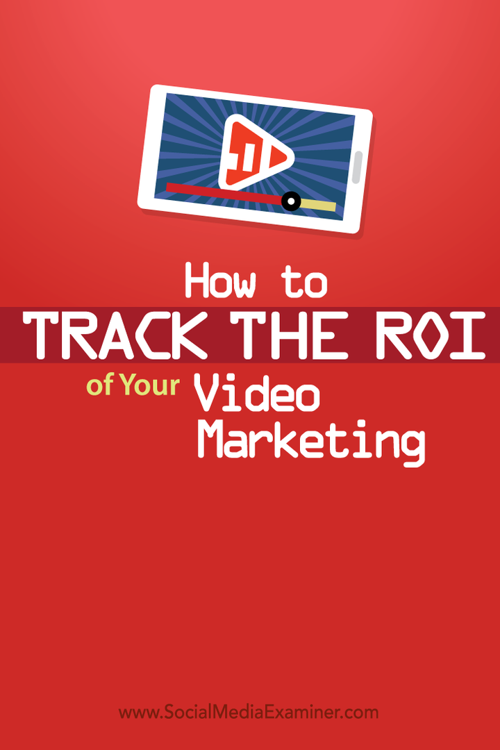 כיצד לעקוב אחר החזר ה- ROI של שיווק הווידאו שלך: בוחן מדיה חברתית