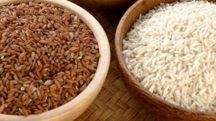 האם אורז לבן או אורז חום בריא יותר?