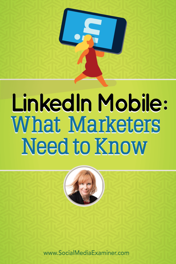 LinkedIn נייד: מה משווקים צריכים לדעת: בוחן מדיה חברתית