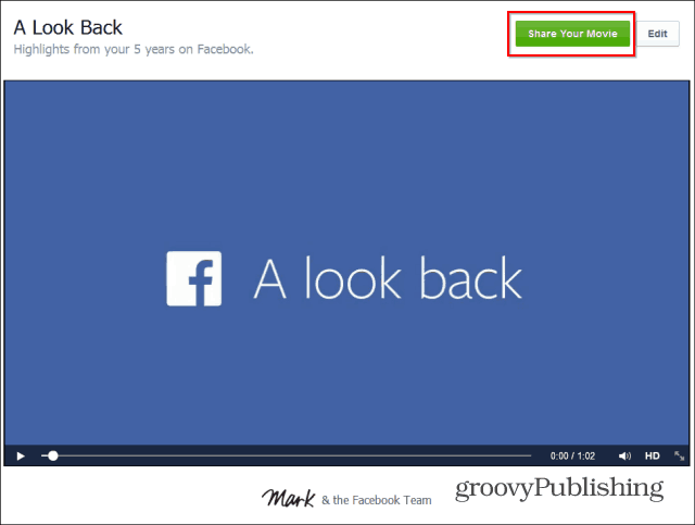 כיצד לערוך את הפייסבוק שלך 'מבט לאחור'