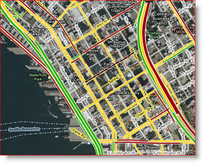 גוגל מוסיפה תנאי תנועה עבור עורקים במפות Google
