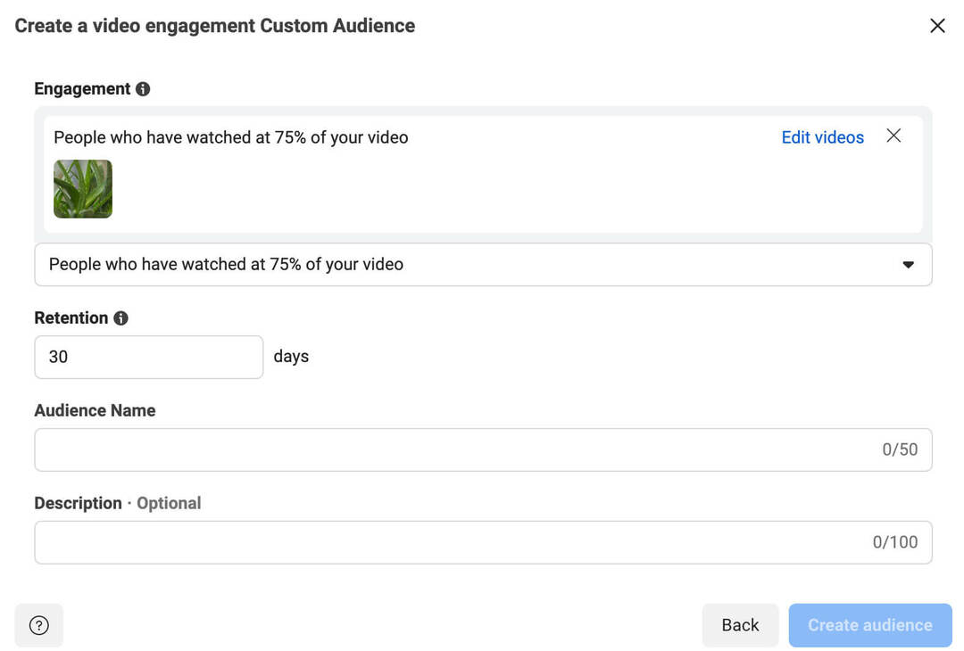 כיצד-להשתמש במיקוד-כדי-להגיע-לפני-קהל-מתחרים-ב-facebook-remarket-using-activity-create-video-engagement-custom-audience-example-17