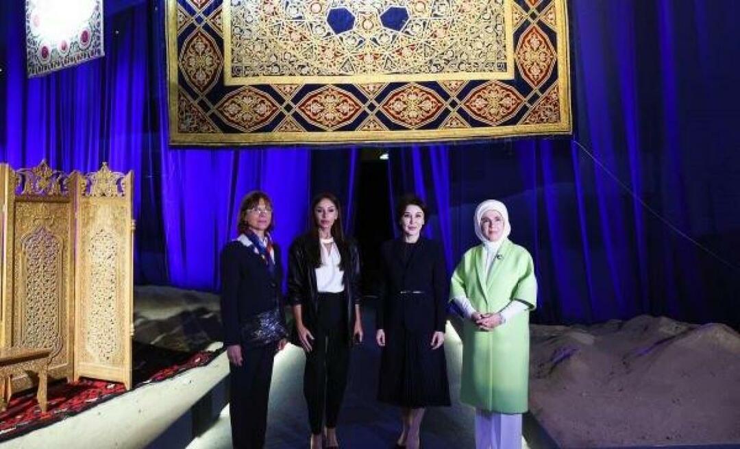 הגברת הראשונה ארדואן שיתפה תודה לזירואט מירזייויבה, רעייתו של נשיא אוזבקיסטן