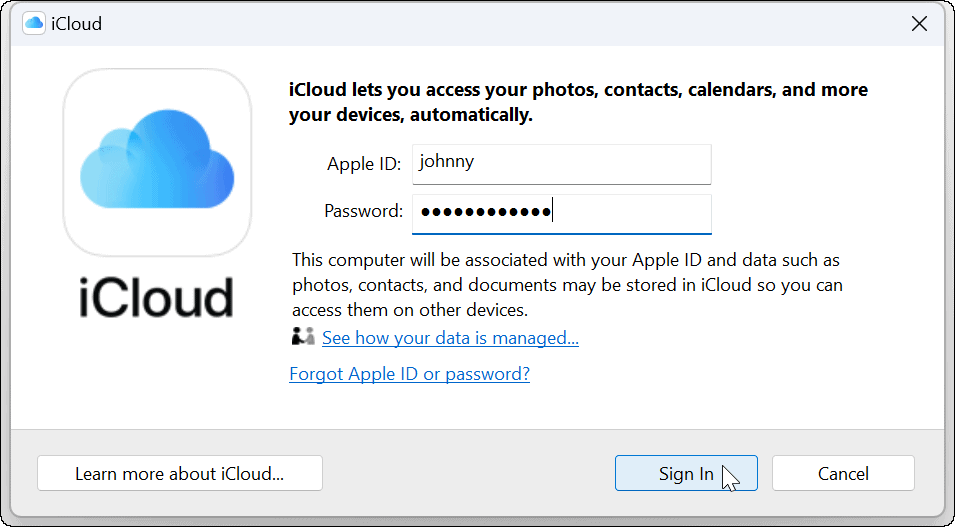 חבר את Apple iCloud עם אפליקציית התמונות של Windows 11