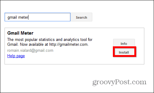סקריפט התקנת מד Gmail