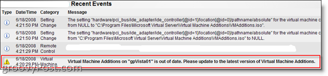 התקן תוספות מחשב וירטואלי עבור MS Virtual Server 2005 R2