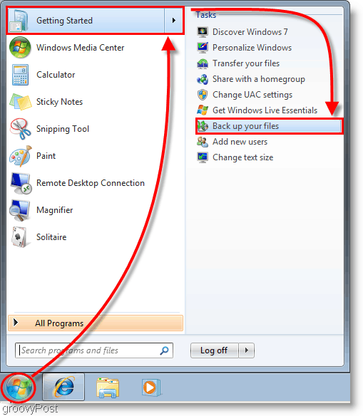 Windows 7: צור הפעלת תמונת מערכת לגיבוי הקבצים שלך