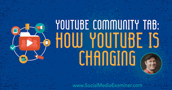 כרטיסיית הקהילה של YouTube: כיצד YouTube משתנה עם תובנות של טים שמויר בפודקאסט לשיווק ברשתות חברתיות.