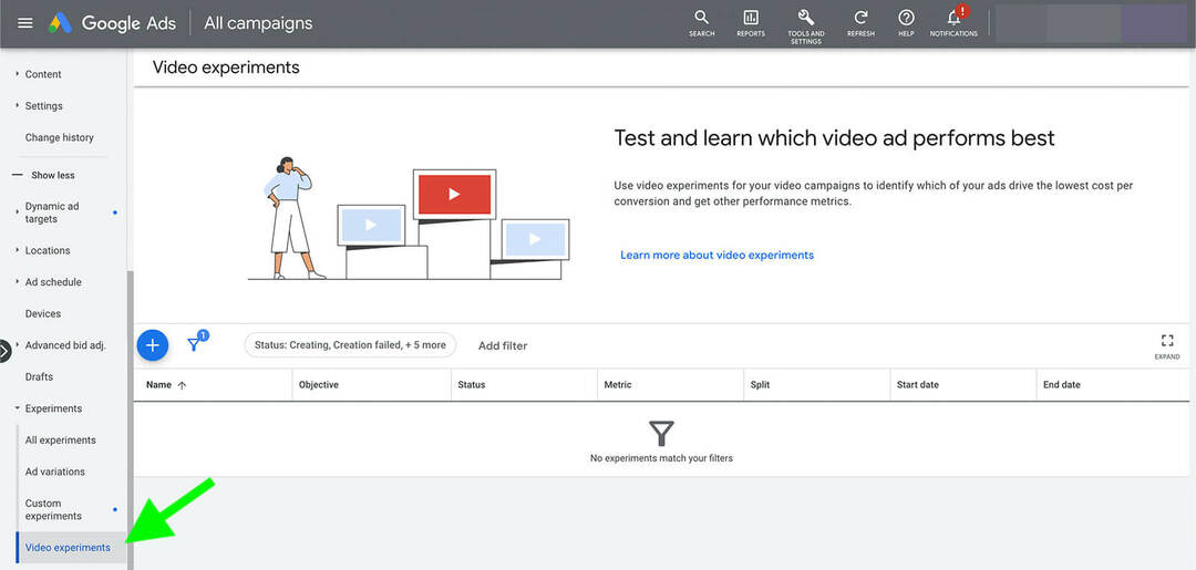 how-to-use-google-ads-experiments-tool-check-results-video-experiment-tab-example-5