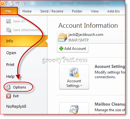 חשוף את כרטיסיית המפתחים ב-Outlook 2010