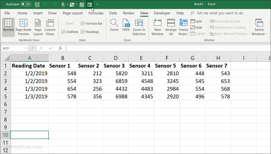 כיצד ליצור טופס הזנת נתונים ב- Excel