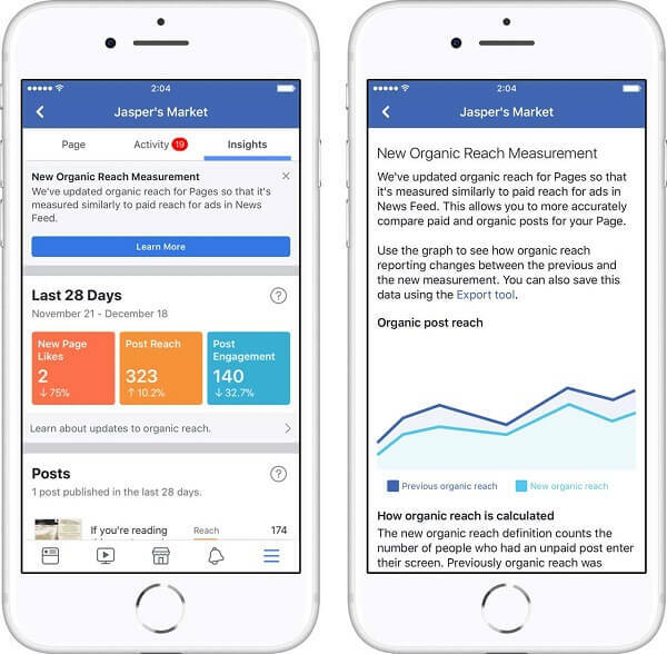 פייסבוק פרסמה שני עדכונים חדשים ל- Page Insights שמבטיחים לעזור לעסקים להבין את התוצאות החשובות ביותר.