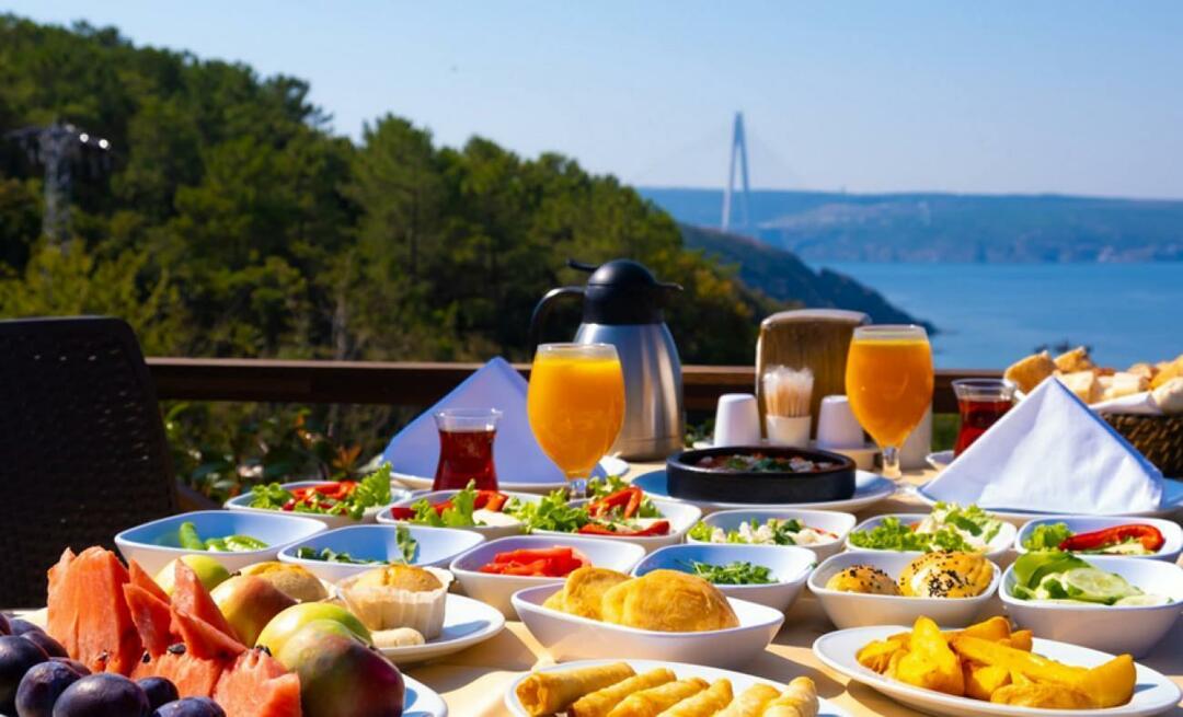 מהם מקומות ארוחת הבוקר הטובים ביותר באיסטנבול? איפה לאכול ארוחת בוקר באיסטנבול?