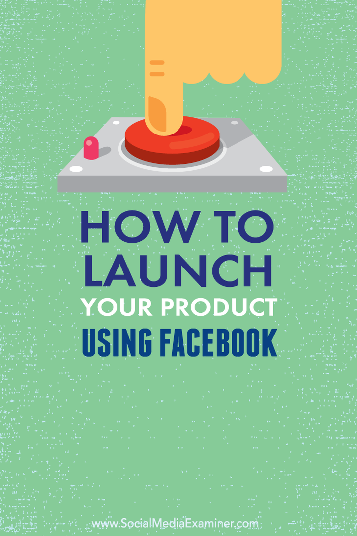 כיצד להפעיל את המוצר באמצעות פייסבוק: בוחן מדיה חברתית