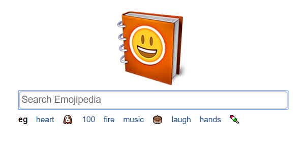 Emojipedia הוא מנוע חיפוש לאימוג'ים.