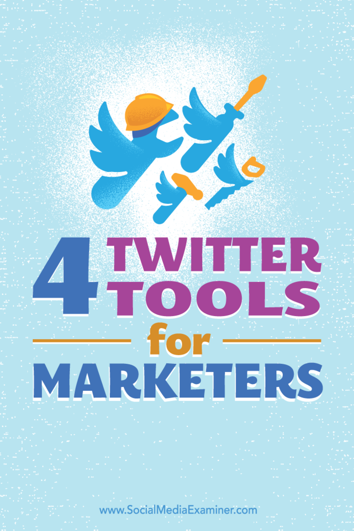 4 כלים לטוויטר למשווקים: בוחן מדיה חברתית