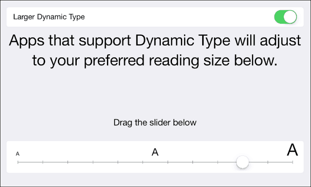 טיפ 7 ל- iOS: הפוך טקסט גדול יותר, מודגש וקל יותר לקריאה