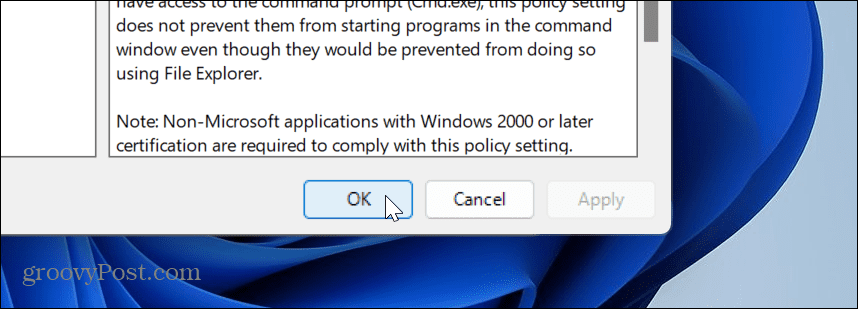 השבת את PowerShell ב-Windows 11