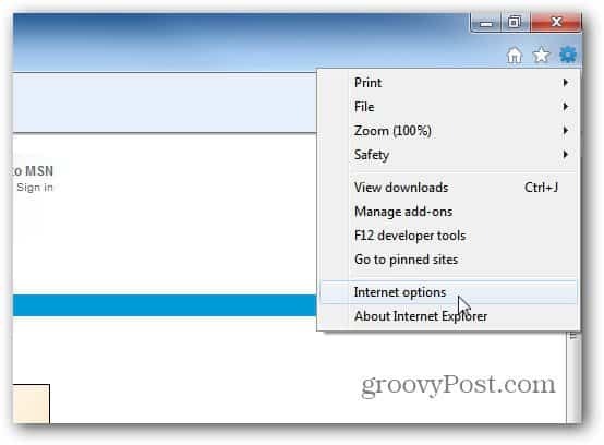 כיצד להשבית תוספים של צד שלישי ב- Internet Explorer 9