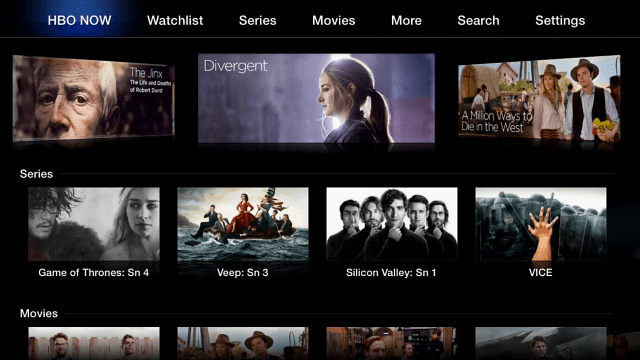 HBO עכשיו Apple TV