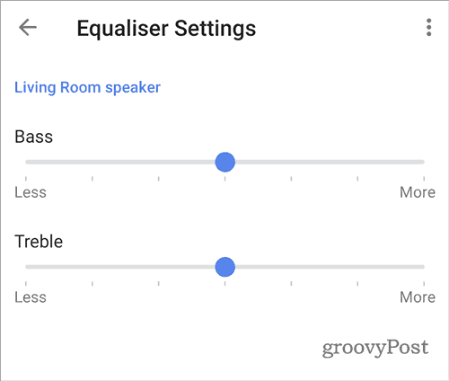 ערכת ה- EQ של אקולייזר השמע של Google Home