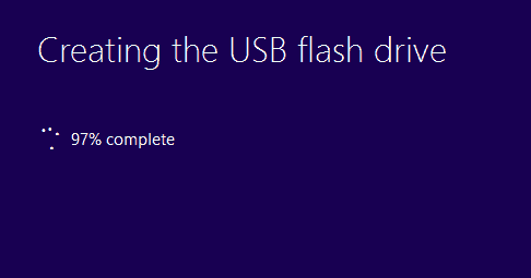 יצירת USB