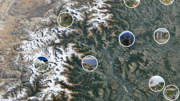 גוגל מזמינה את המשתמשים לחקור מפה עולמית של תמונות בהמון ב- Google Earth הן בשולחן העבודה והן בנייד.