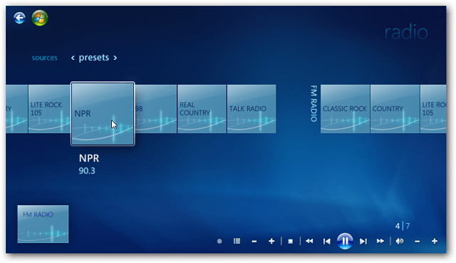 כיצד להוסיף רדיו מקומי ל- Windows 7 Media Center
