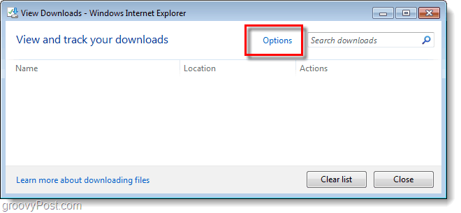 כיצד לשנות את ברירת המחדל של תיקיית ההורדות של Internet Explorer 9