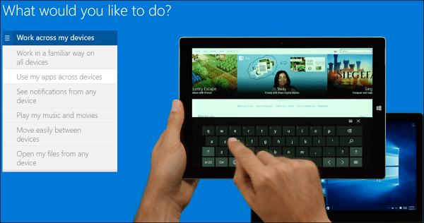 כיצד להדגים את Windows 10 בדפדפן מבלי להתקין אותו