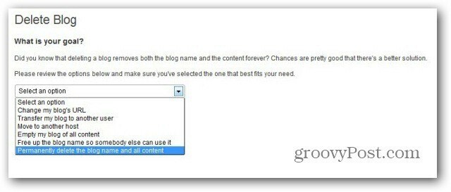 כיצד למחוק בלוג Wordpress.com או להפוך אותו לפרטי
