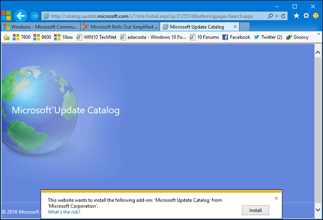 גיבוי Windows Update 1