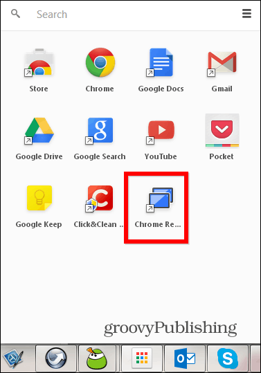 מחשב שולחני מרוחק של Chrome