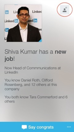 LinkedIn Connected מאפשר לך לשמור על קשר בקלות עם אלה שאתה כבר מכיר.