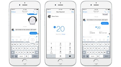 פייסבוק מוסיפה תכונת תשלום ב- Messenger