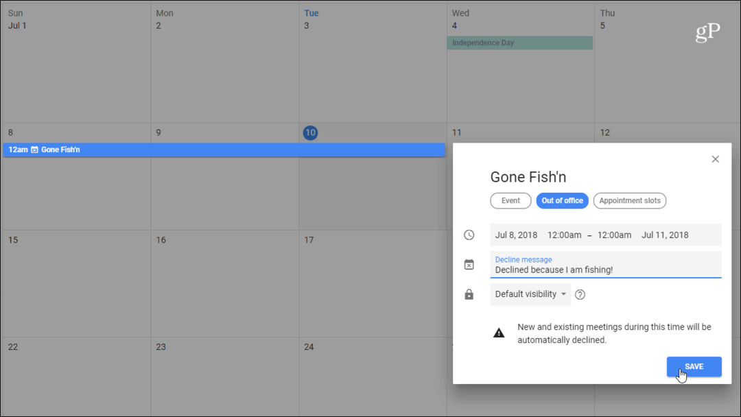 כיצד להשתמש במצב לא משרדי עם לוח השנה של גוגל