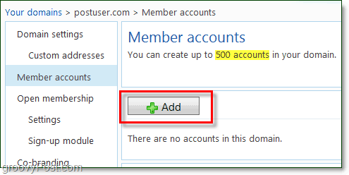 הוסף accoutns חברים להודעת הדוא"ל שלך ב- Windows Live