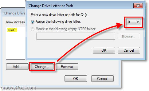 להקצות מכתב כונן חדש לדיסק הקשיח של Windows 7