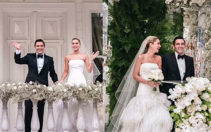 תמונות מהחתונה של בני הזוג Hacı ו-Nazlı Sabancı