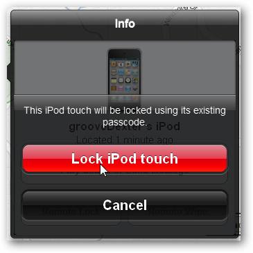 נעל את מגע ה- iPod או ה- iPhone כדי למנוע גישה
