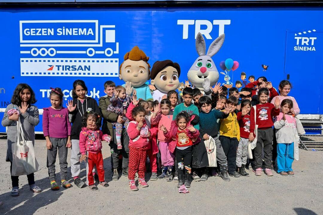 קולנוע TRT Gezen העלה חיוך על פניהם של קורבנות רעידת האדמה