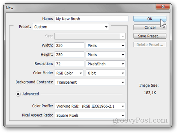 Photoshop Adobe תבניות מוגדרות מראש של Adobe הורד עשה צור פשט פשט קל גישה מהירה חדשה מדריך הדרכה חדש מברשות שבץ מברשת צבע לצייר מסמך