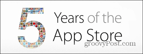 חמש שנים של חנות אפליקציות