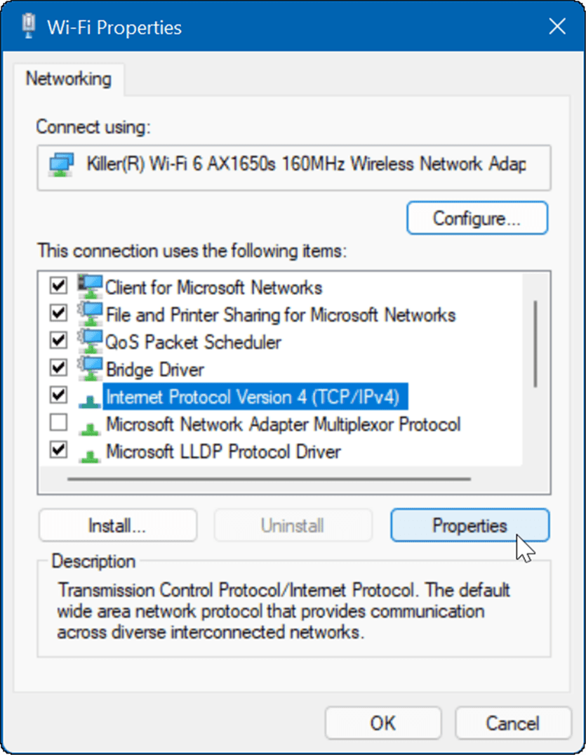 נכסי Wi-Fi מתקנים אינטרנט איטי ב-Windows 11