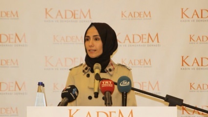 Sümeyye Erdoğan Bayraktar משתתף בפתיחת KADEM