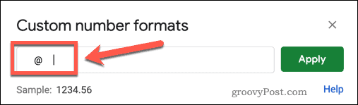 בחירת פורמט מספרים ב-Google Sheets